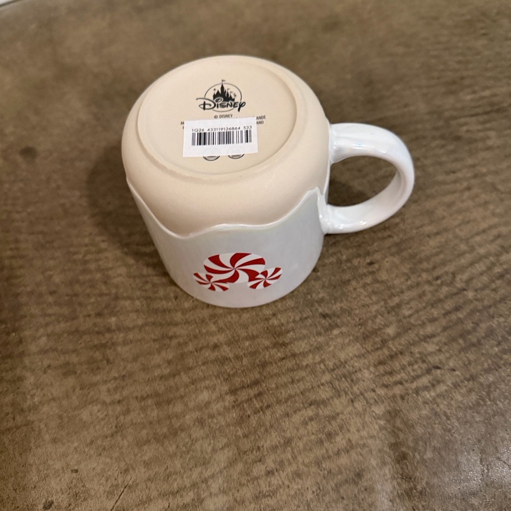 Disney Iridescent White Mug Home with Red Peppermint Design - Picture 4 of 6